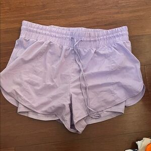 90 Degree By Reflex Light Purple Athletic Shorts- Size Large